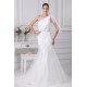 Trumpet/Mermaid One-Shoulder Lace Sweet Wedding Dresses 2030360