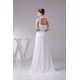 A-Line Chiffon Silk like Satin Halter Beaded Sweet Wedding Dresses 2030363