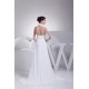 A-Line Halter Chiffon Silk like Satin Wedding Dresses 2030366 A-Line Halter Chiffon Silk like Satin Wedding Dresses 2030366
