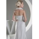 Sleeveless Halter Lace Taffeta Sheath/Column Sweet Wedding Dresses 2030367 Sleeveless Halter Lace Taffeta Sheath/Column Sweet Wedding Dresses 2030367