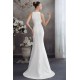 Mermaid/Trumpet Sleeveless Lace Taffeta Straps Reception Wedding Dresses 2030372