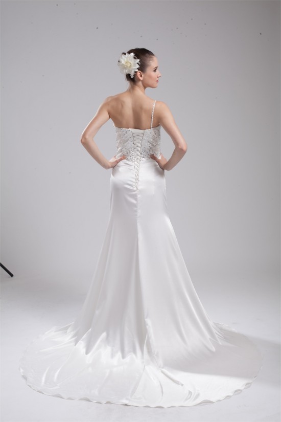 Sleeveless Mermaid/Trumpet One-Shoulder Reception Wedding Dresses 2030373 Sleeveless Mermaid/Trumpet One-Shoulder Reception Wedding Dresses 2030373