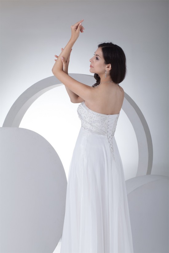 A-Line Soft Sweetheart Beaded Chiffon Wedding Dresses Maternity Wedding Dresses 2030383 A-Line Soft Sweetheart Beaded Chiffon Wedding Dresses Maternity Wedding Dresses 2030383