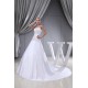 Sleeveless Satin Fine Netting Spaghetti Straps Beaded Wedding Dresses 2030386