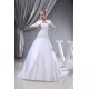 Sleeveless Satin Fine Netting Spaghetti Straps Beaded Wedding Dresses 2030386