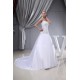 Sleeveless Satin Fine Netting Spaghetti Straps Beaded Wedding Dresses 2030386