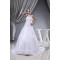 Sleeveless Satin Fine Netting Spaghetti Straps Beaded Wedding Dresses 2030386