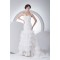 Trumpet/Mermaid Sleeveless Satin Lace Fine Netting Strapless Wedding Dresses 2030388