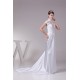 Trumpet/Mermaid High Neck Lace Silk like Satin Fine Netting Wedding Dresses 2030400 Trumpet/Mermaid High Neck Lace Silk like Satin Fine Netting Wedding Dresses 2030400