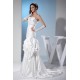 Sleeveless Sheath/Column Sweetheart Silk like Satin Sweet Wedding Dresses 2030403 Sleeveless Sheath/Column Sweetheart Silk like Satin Sweet Wedding Dresses 2030403