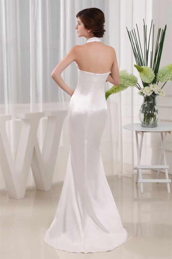 Mermaid/Trumpet Sleeveless Silk like Satin Wedding Dresses 2030404 Mermaid/Trumpet Sleeveless Silk like Satin Wedding Dresses 2030404