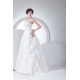A-Line Satin Taffeta Sleeveless Strapless Wedding Dresses 2030412