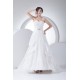 A-Line Satin Taffeta Sleeveless Strapless Wedding Dresses 2030412
