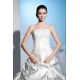 Sleeveless Strapless Satin Lace A-Line New Arrival Wedding Dresses 2030414 Sleeveless Strapless Satin Lace A-Line New Arrival Wedding Dresses 2030414