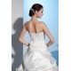 Sleeveless Strapless Satin Lace A-Line New Arrival Wedding Dresses 2030414 Sleeveless Strapless Satin Lace A-Line New Arrival Wedding Dresses 2030414