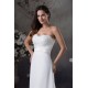 Sheath/Column Sleeveless Sweetheart Chiffon Lace Silk like Satin Best Wedding Dresses 2030429 Sheath/Column Sleeveless Sweetheart Chiffon Lace Silk like Satin Best Wedding Dresses 2030429
