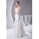 A-Line Soft Sweetheart Sleeveless Satin Most Beautiful Wedding Dresses 2030439