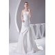A-Line Soft Sweetheart Sleeveless Satin Most Beautiful Wedding Dresses 2030439