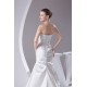 A-Line Soft Sweetheart Sleeveless Satin Most Beautiful Wedding Dresses 2030439