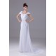 Sheath/Column Capped Sleeves Chiffon Silk like Satin Beaded Lace Wedding Dresses 2030442 Sheath/Column Capped Sleeves Chiffon Silk like Satin Beaded Lace Wedding Dresses 2030442