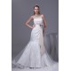 Mermaid/Trumpet Strapless Satin Fine Netting Lace Wedding Dresses 2030450 Mermaid/Trumpet Strapless Satin Fine Netting Lace Wedding Dresses 2030450