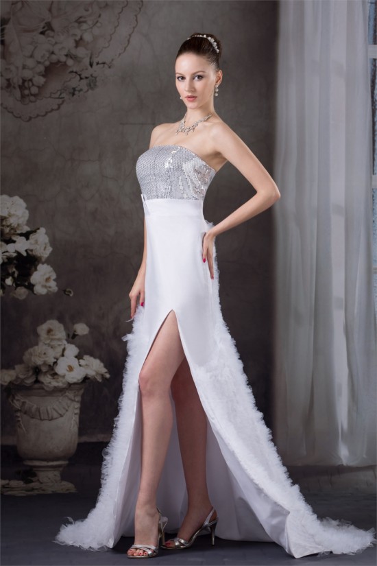Strapless Satin Lace Organza Fine Netting Sequins Most Beautiful Wedding Dresses 2030451 Strapless Satin Lace Organza Fine Netting Sequins Most Beautiful Wedding Dresses 2030451