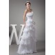 Strapless Sheath/Column Satin Organza Sleeveless New Arrival Wedding Dresses 2030456