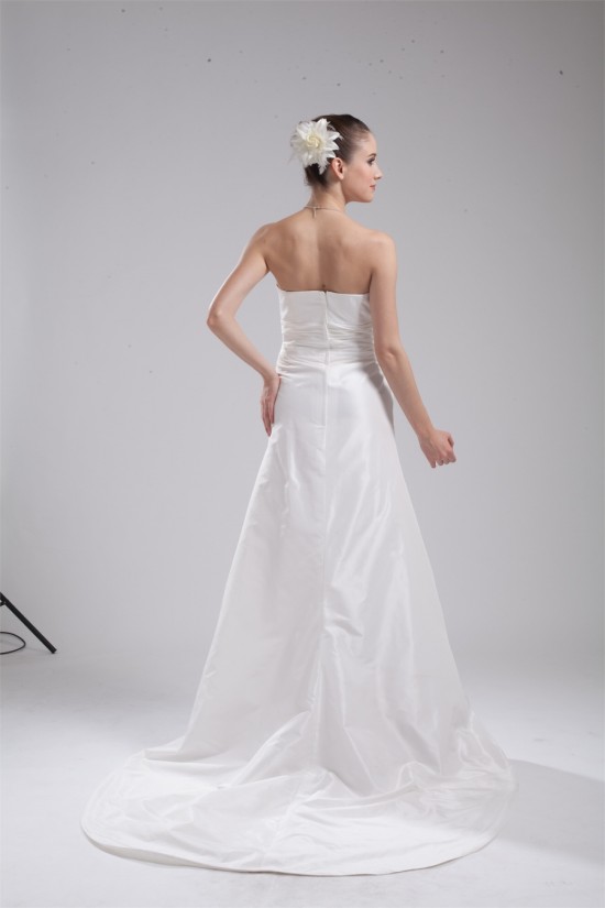 Strapless Sleeveless A-Line Taffeta New Arrival Wedding Dresses 2030459 Strapless Sleeveless A-Line Taffeta New Arrival Wedding Dresses 2030459