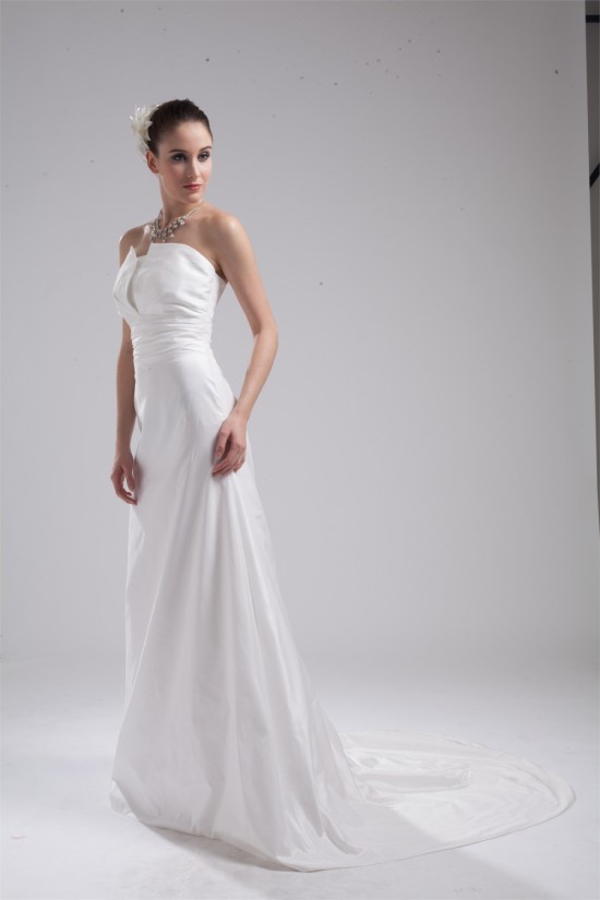 Strapless Sleeveless A-Line Taffeta New Arrival Wedding Dresses 2030459 Strapless Sleeveless A-Line Taffeta New Arrival Wedding Dresses 2030459