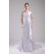 Straps Sleeveless Silk like Satin Sheath/Column Wedding Dresses 2030467