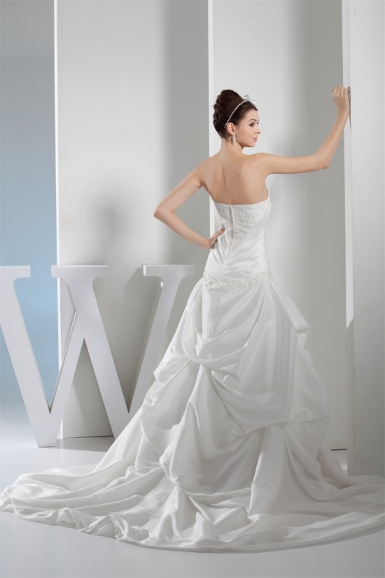 Sweetheart A-Line Lace Taffeta Sleeveless Best Wedding Dresses 2030469 Sweetheart A-Line Lace Taffeta Sleeveless Best Wedding Dresses 2030469