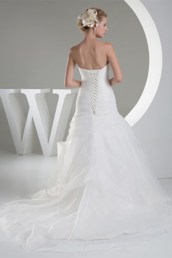 Sweetheart Organza Sleeveless A-Line New Arrival Wedding Dresses 2030480 Sweetheart Organza Sleeveless A-Line New Arrival Wedding Dresses 2030480