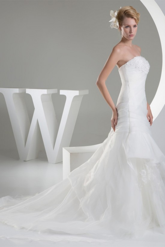 Sweetheart Organza Sleeveless A-Line New Arrival Wedding Dresses 2030480 Sweetheart Organza Sleeveless A-Line New Arrival Wedding Dresses 2030480