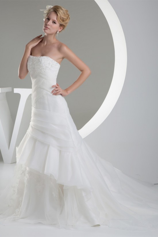 Sweetheart Organza Sleeveless A-Line New Arrival Wedding Dresses 2030480 Sweetheart Organza Sleeveless A-Line New Arrival Wedding Dresses 2030480