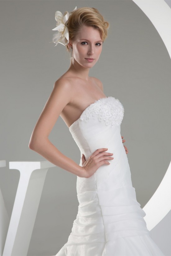 Sweetheart Organza Sleeveless A-Line New Arrival Wedding Dresses 2030480 Sweetheart Organza Sleeveless A-Line New Arrival Wedding Dresses 2030480