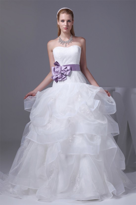 Sweetheart Satin Lace Organza Ball Gown New Arrival Wedding Dresses 2030484 Sweetheart Satin Lace Organza Ball Gown New Arrival Wedding Dresses 2030484