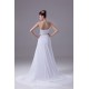 Sweetheart Sleeveless A-Line Chiffon Silk like Satin Best Wedding Dresses 2030487 Sweetheart Sleeveless A-Line Chiffon Silk like Satin Best Wedding Dresses 2030487
