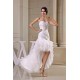 Sweetheart Sleeveless Taffeta Pleated Organza Little White Dresses 2030492 Sweetheart Sleeveless Taffeta Pleated Organza Little White Dresses 2030492