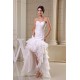 Sweetheart Sleeveless Taffeta Pleated Organza Little White Dresses 2030492 Sweetheart Sleeveless Taffeta Pleated Organza Little White Dresses 2030492