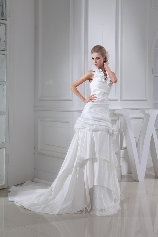 Taffeta Netting Sheath/Column Sleeveless Sweet Wedding Dresses 2030496 Taffeta Netting Sheath/Column Sleeveless Sweet Wedding Dresses 2030496