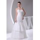 Trumpet/Mermaid Taffeta Ruffled Netting Halter Sleeveless Wedding Dresses 2030497 Trumpet/Mermaid Taffeta Ruffled Netting Halter Sleeveless Wedding Dresses 2030497
