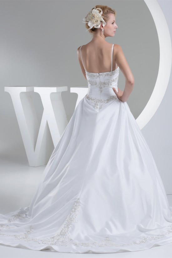 Taffeta Spaghetti Straps A-Line Sleeveless New Arrival Wedding Dresses 2030499 Taffeta Spaghetti Straps A-Line Sleeveless New Arrival Wedding Dresses 2030499