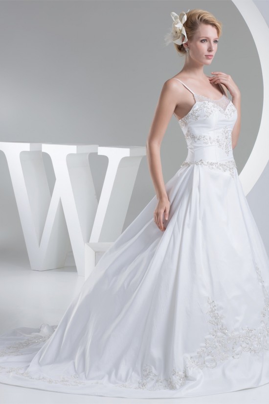 Taffeta Spaghetti Straps A-Line Sleeveless New Arrival Wedding Dresses 2030499 Taffeta Spaghetti Straps A-Line Sleeveless New Arrival Wedding Dresses 2030499