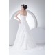 Sleeveless Square Satin Lace Organza Wedding Dresses 2030506