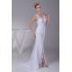 Mermaid/Trumpet V-Neck Sleeveless Satin Lace Best Wedding Dresses 2030510 Mermaid/Trumpet V-Neck Sleeveless Satin Lace Best Wedding Dresses 2030510