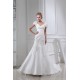 V-Neck Mermaid/Trumpet Sleeveless Satin Lace Organza Wedding Dresses 2030511 V-Neck Mermaid/Trumpet Sleeveless Satin Lace Organza Wedding Dresses 2030511
