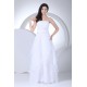 Wonderful A-Line Strapless Satin Organza Sleeveless Wedding Dresses 2030516