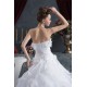 A-Line Satin Sweetheart Sleeveless Most Beautiful Wedding Dresses 2030536