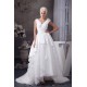 A-Line Satin Taffeta Sleeveless V-Neck Wedding Dresses 2030537 A-Line Satin Taffeta Sleeveless V-Neck Wedding Dresses 2030537