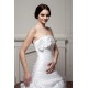 A-Line Satin Taffeta Strapless Sleeveless Chapel Train Wedding Dresses 2030538 A-Line Satin Taffeta Strapless Sleeveless Chapel Train Wedding Dresses 2030538